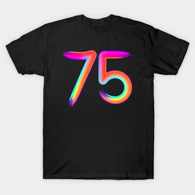 brushed 75 T-Shirt by MplusC